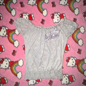 Lace Whimsy Goth Shirt